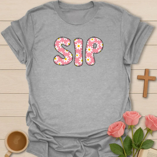 Simple Faith Tea SIP T-Shirt KozzyCo Christian and tea lover design