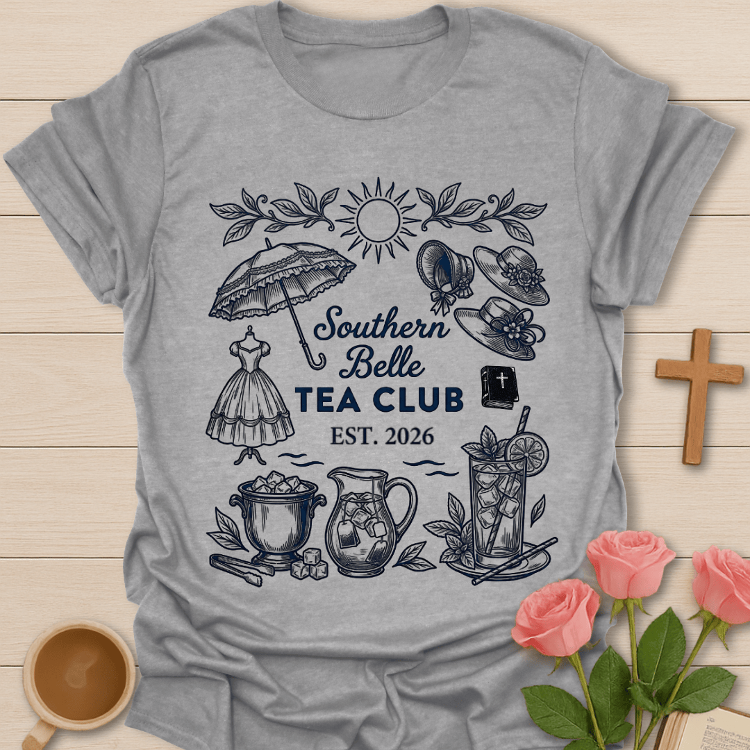 Southern Belle Tea Club T-Shirt T-Shirt