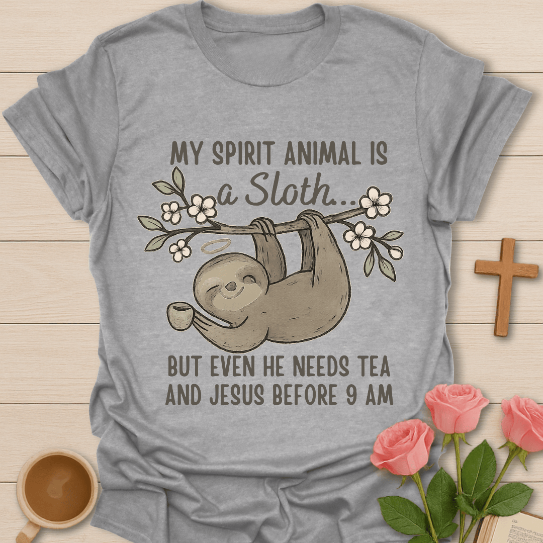 Sloth Spiritual Animal T-Shirt T-Shirt