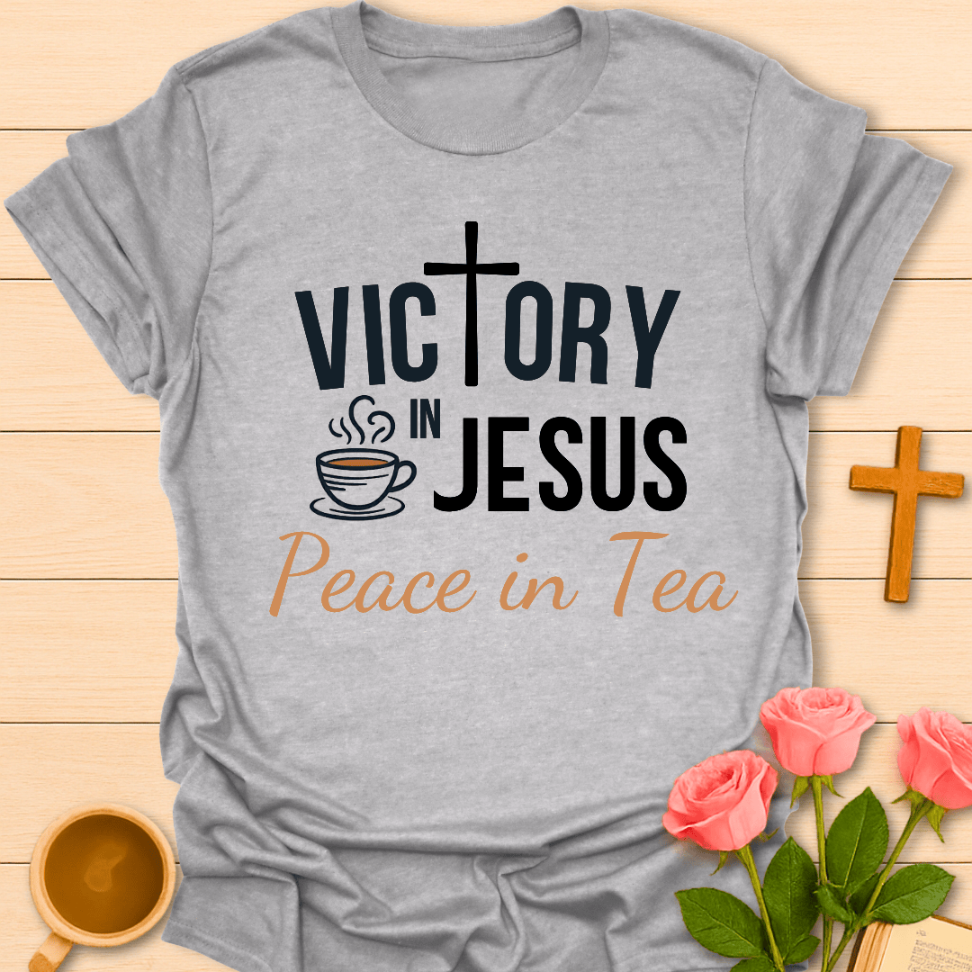 Jesus Victory Peace Tea T-Shirt T-Shirt