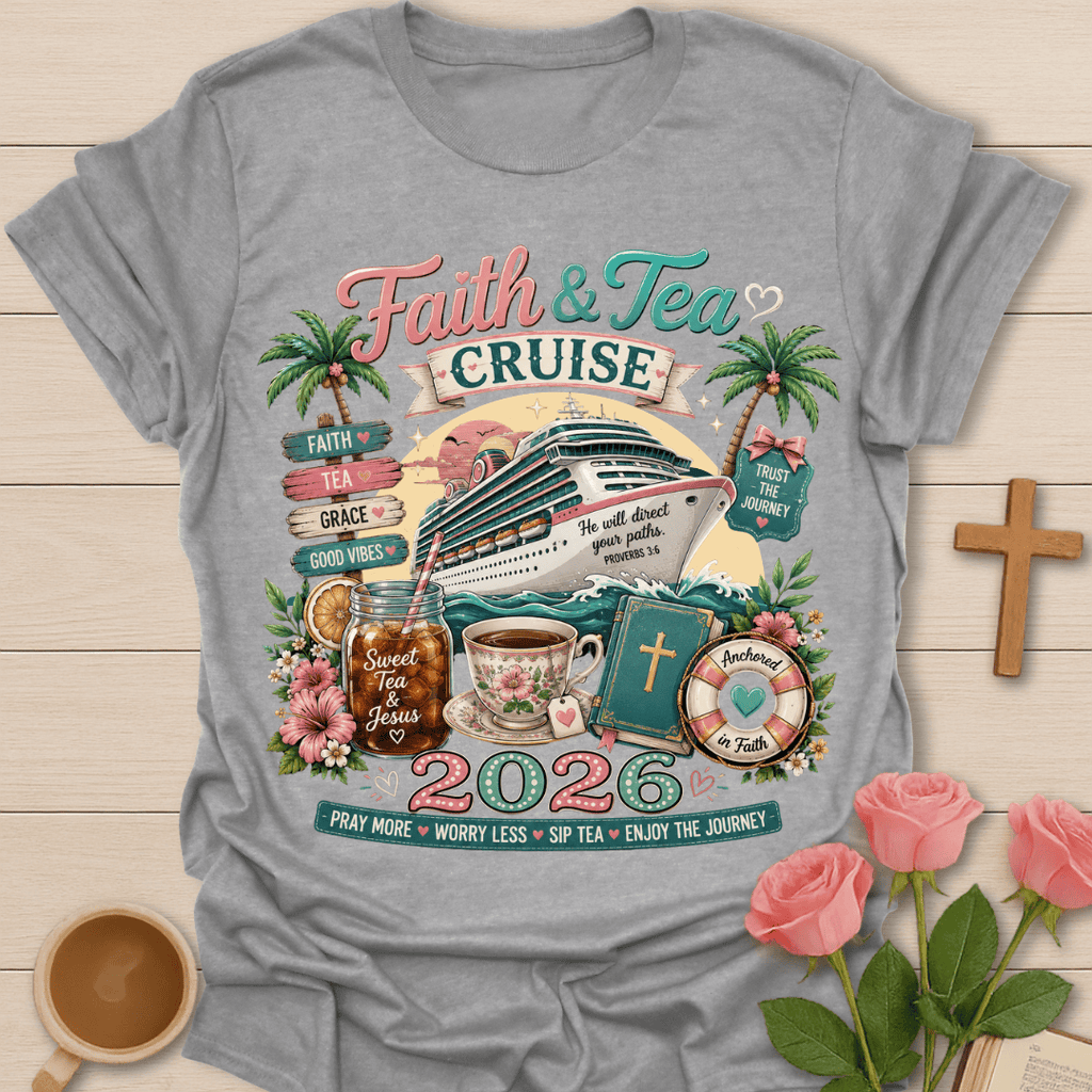 Faith Tea 2026 Cruise Vacation T-Shirt T-Shirt