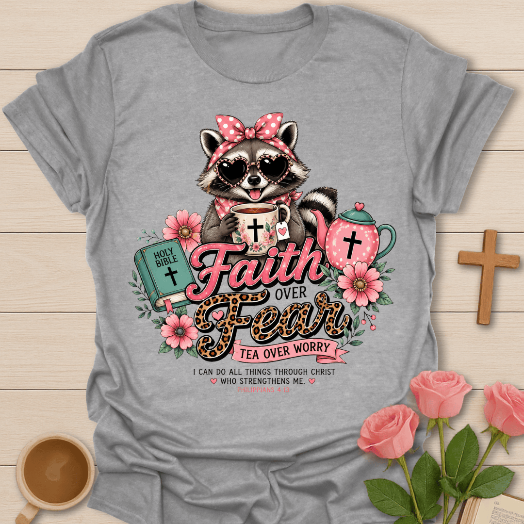 Tea Over Worry T-Shirt T-Shirt