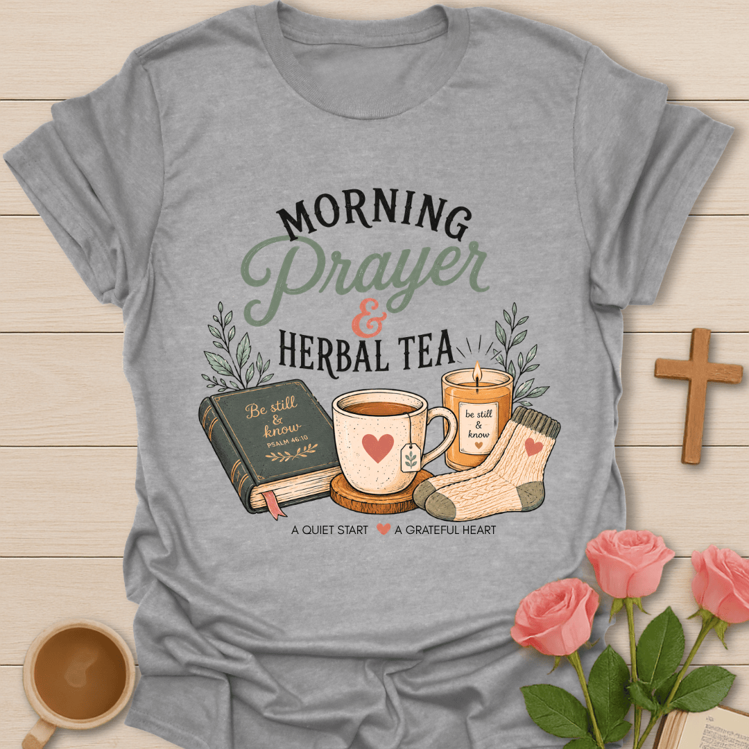 Morning Prayer & Herbal Tea T-Shirt T-Shirt