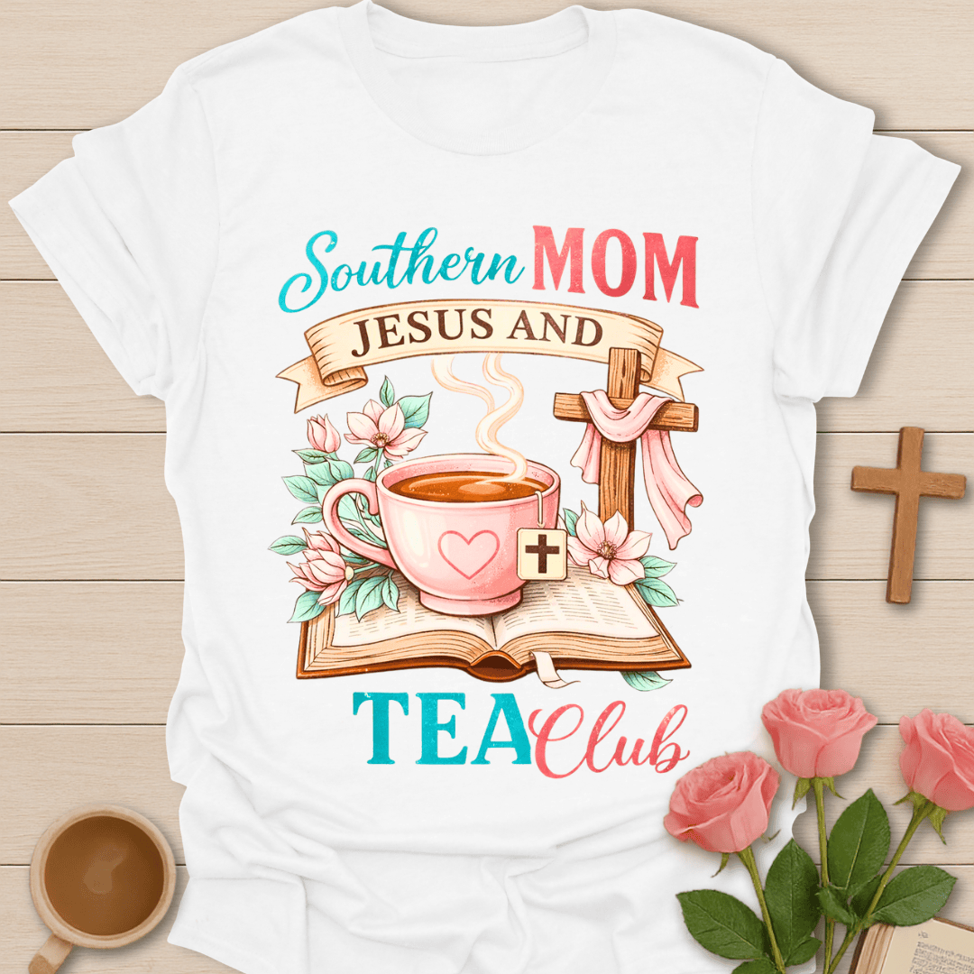 Southern Mom Tea Club T-Shirt T-Shirt