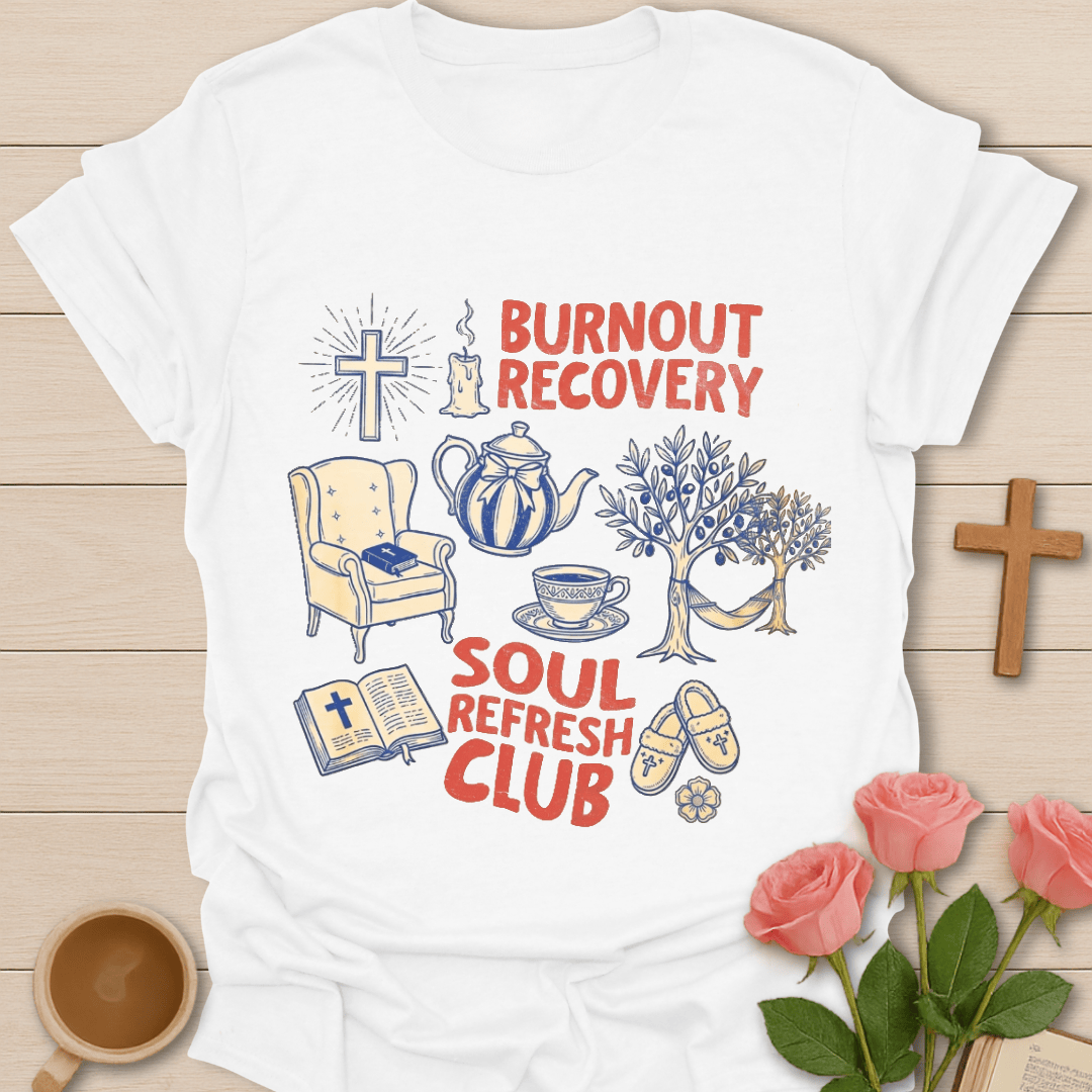 Burnout Recovery Faith Tea T-Shirt T-Shirt