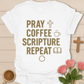 Coffee Repeat T-Shirt T-Shirt