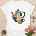 Faux Patchwork Faith Teapot T-Shirt T-Shirt