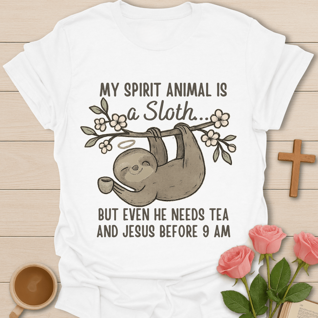 Sloth Spiritual Animal T-Shirt T-Shirt
