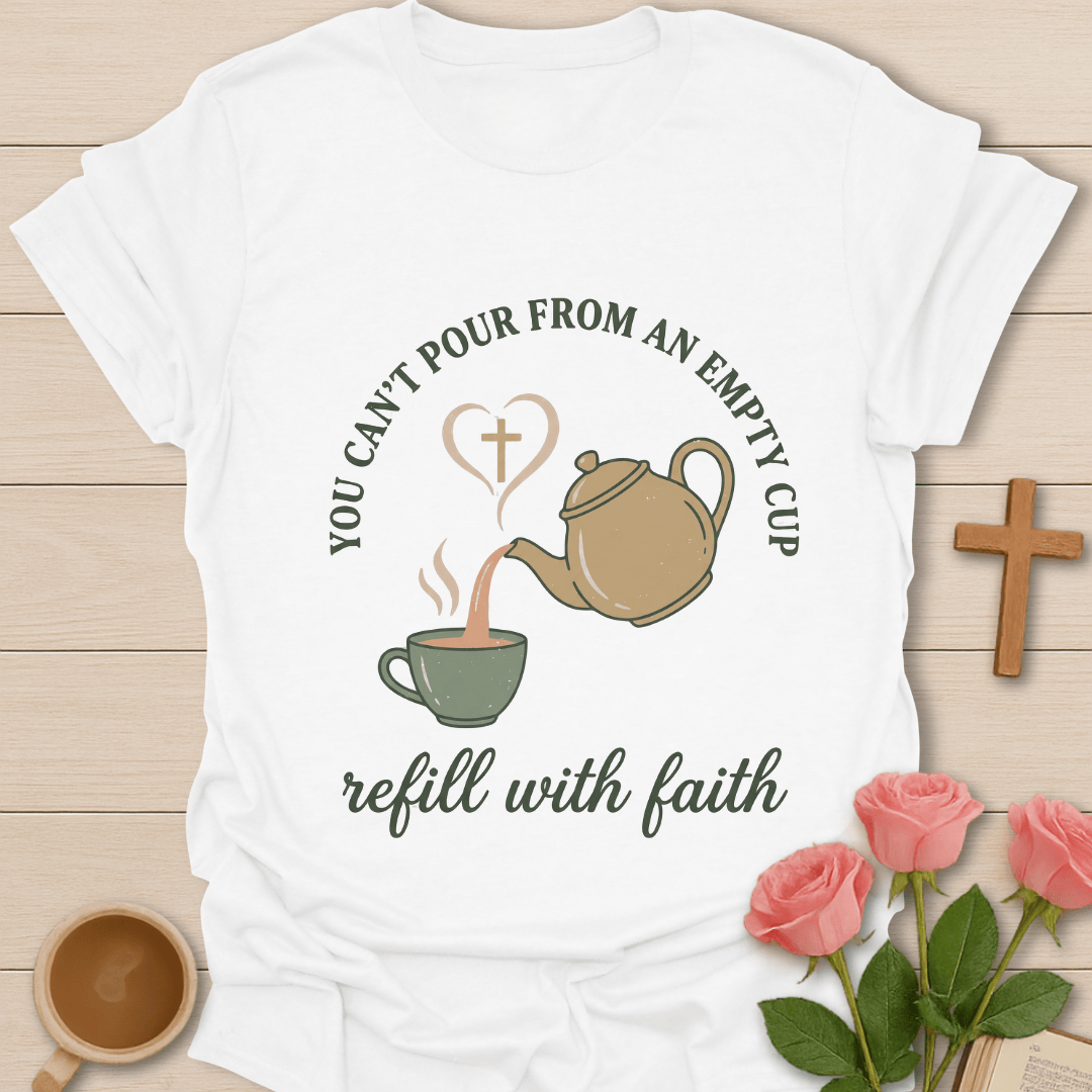 Refill With Faith Pour T-shirt T-Shirt