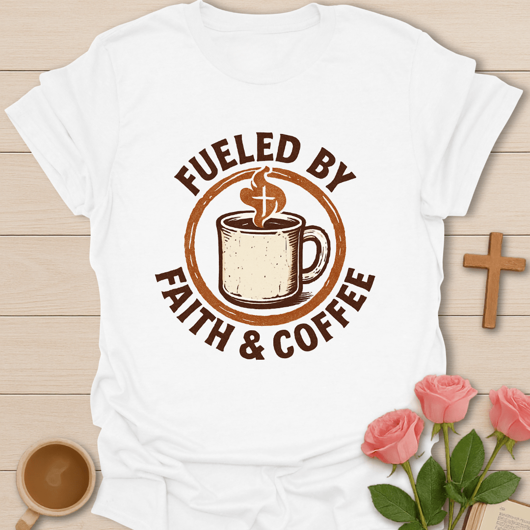 Fueled by Faith Coffee T-Shirt T-Shirt
