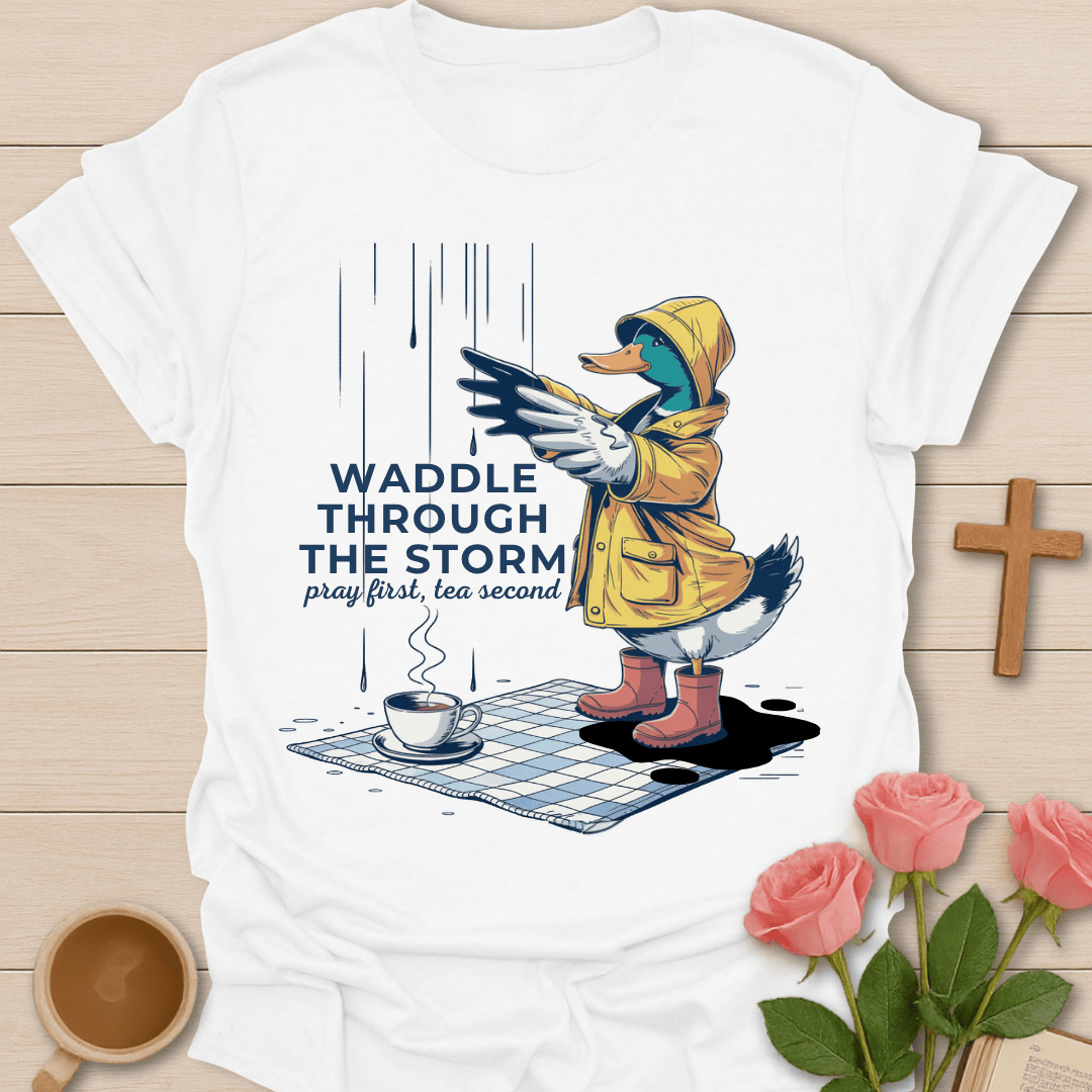 Waddle in Faith Tea T-Shirt T-Shirt