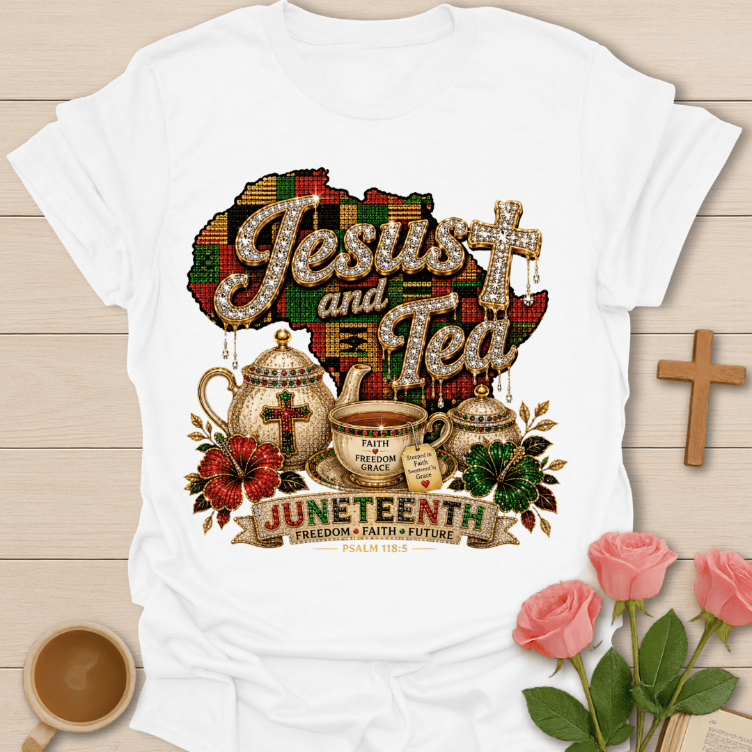 Juneteenth Jesus Tea T-Shirt T-Shirt