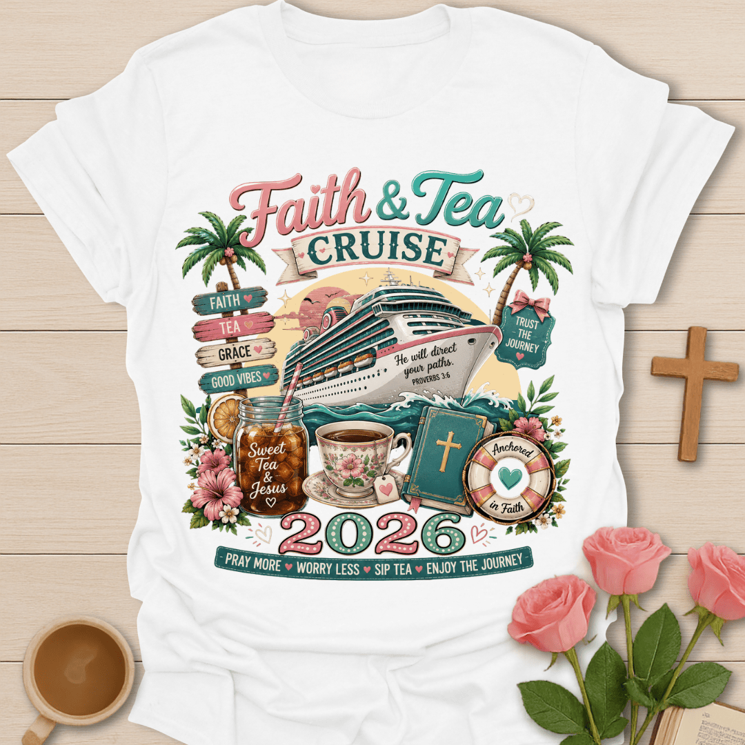 Faith Tea 2026 Cruise Vacation T-Shirt T-Shirt