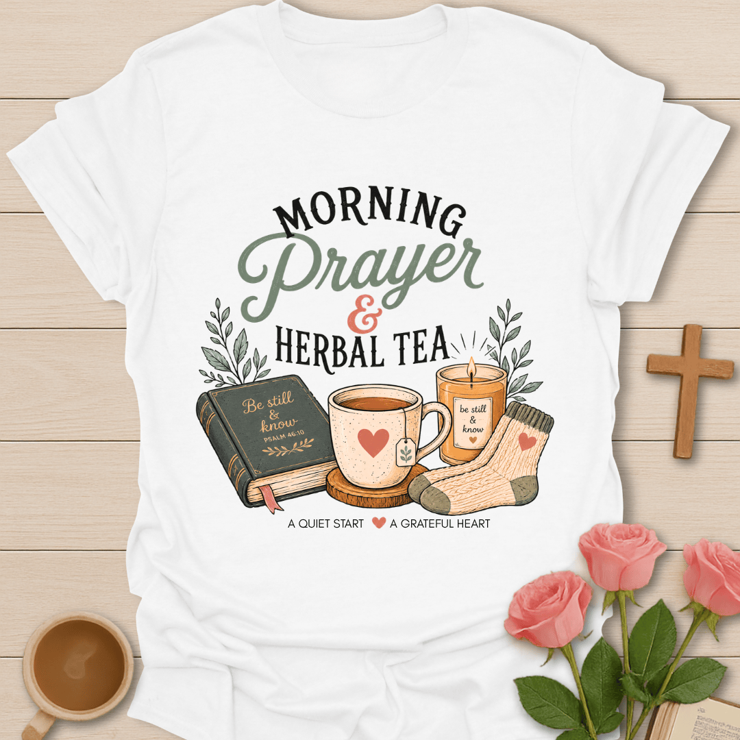 Morning Prayer & Herbal Tea T-Shirt T-Shirt