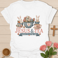 Jesus Tea Peace Easter T-Shirt KozzyCo Christian and tea lover design